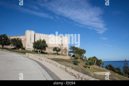 Sohail Castle, Fuengirola, Malaga Province, Andalusia, Spain Stock Photo