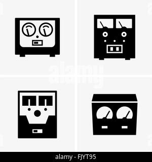 Voltage regulators, shade pictures Stock Vector