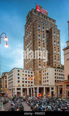 Italy Liguria Genoa Architectures by Marcello Piacentini Piacentini Tower Stock Photo