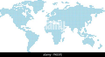 World map in pixels Stock Vector Image & Art - Alamy