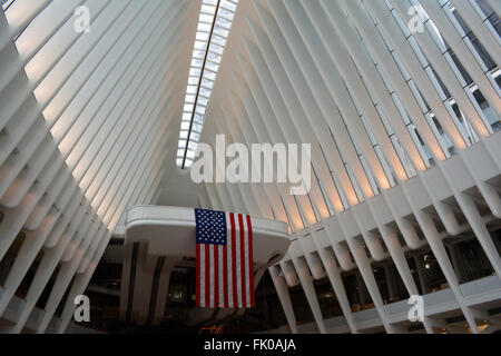 New York, USA. 03rd Mar, 2016. Brand new transportation hub at the World Trade Center opens to the public. Credit:  Christopher Penler/Alamy Live News Stock Photo