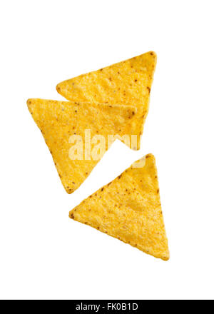 Crunchy Corn Tortilla Chips Stock Photo