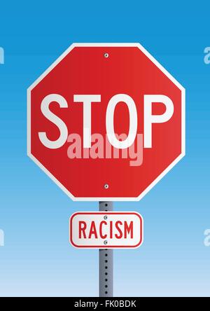 Stop Racism Stock Vector