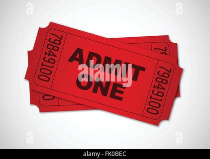 Admit one Stock Vector