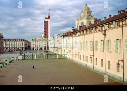 Italy, Piedmont, Turin, Piazzetta Reale Square, Royal Palace Stock Photo