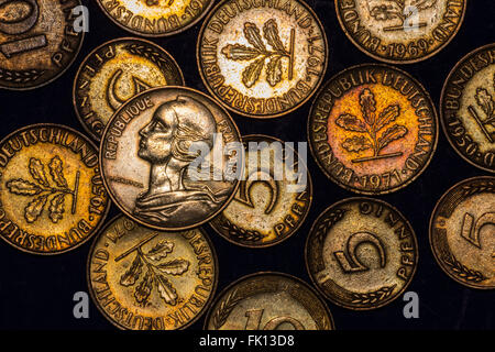 European coinage Stock Photo