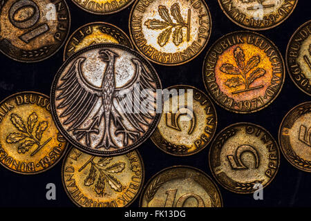 European Coinage Stock Photo