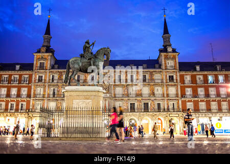Plaza Mayor. Madrid, Spain Stock Photo