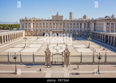 Royal Palace. Madrid. Spain. Stock Photo