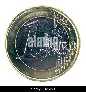 One Euro coin Stock Photo