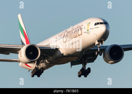 Emirates Boeing 777-36N/ER A6-ECP Stock Photo