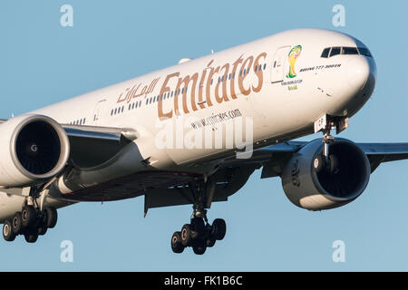 Emirates Boeing 777-36N/ER A6-ECP Stock Photo