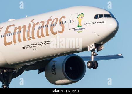 Emirates Boeing 777-36N/ER A6-ECP Stock Photo