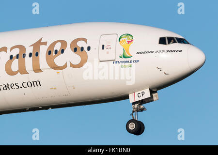 Emirates Boeing 777-36N/ER A6-ECP Stock Photo