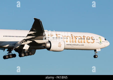 Emirates Boeing 777-36N/ER A6-ECP Stock Photo