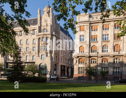 Budapest and Historical Buildings Stock Photo