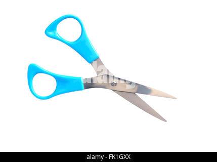 One scissors on white background isolated with clipping path Stock Photo