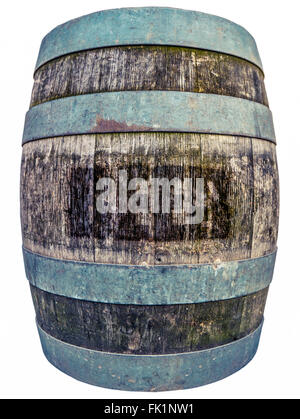Wooden Vintage Barrel Or Keg Of Beer Stock Photo