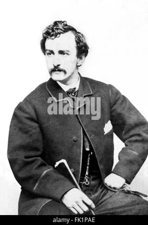 John Wilkes Booth (1838-1865), Abraham Lincoln's assassin, c.1865. Stock Photo