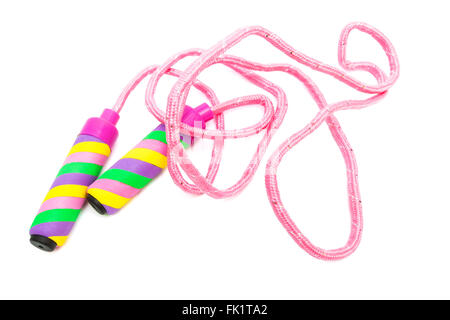 modern skipping rope on a white background Stock Photo