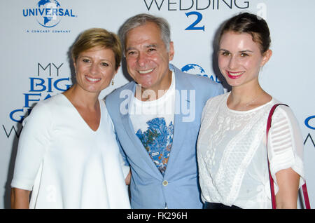 Sydney, Australia - 6th March 2016: VIP's and Celebrities seen arriving on the white carpet for the My Big Fat Greek Wedding 2 Movie Premiere which took place at Event Cinemas George St, Sydney. Credit:  mjmediabox /Alamy Live News Stock Photo
