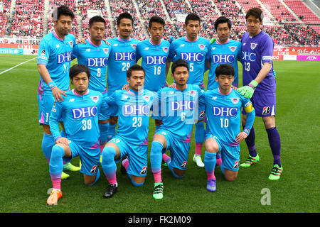 Kashima Soccer Stadium, Ibaraki, Japan. 5th Mar, 2016. Sagan Tosu team group line-up (Sagan), MARCH 5, 2016 - Football/Soccer : 2016 J1 League 1st stage match between Kashima Antlers 1-0 Sagan Tosu at Kashima Soccer Stadium, Ibaraki, Japan. © Shingo Ito/AFLO SPORT/Alamy Live News Stock Photo