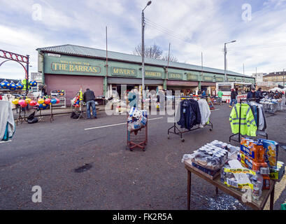 The Barras market in Glasgow Scotland (Barrowland) Stock Photo