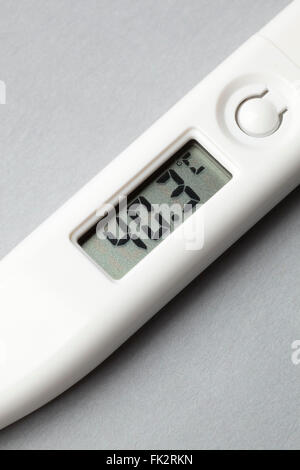 Digital Clinical Thermometer at 40.3 degrees