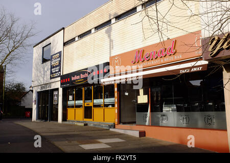 Billericay Essex UK - Ethnic restaurants in the town including the Menad Turkish restaurant Stock Photo