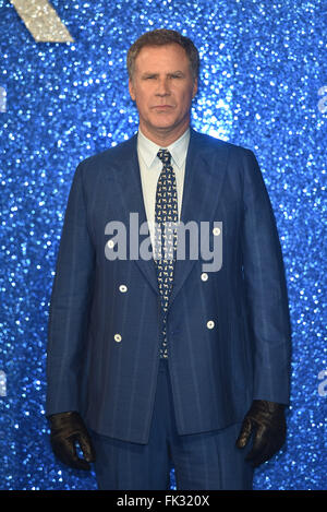 'Zoolander No 2' UK Premiere held at the Empire Leicester Square - Arrivals.  Featuring: Will Ferrell Where: London, United Kingdom When: 04 Feb 2016 Stock Photo