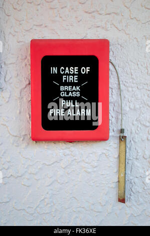 Fire Alarm Emergency Warning Switch Stock Photo