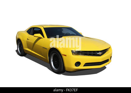 Chevrolet camaro yellow Cut Out Stock Images & Pictures - Alamy