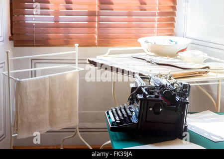 authentic equipment for office of management estate Stock Photo