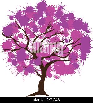 Illustration Tree background Stock Vector Image & Art - Alamy