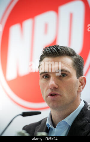 Berlin, Germany. 07th Mar, 2016. Frank Franz, federal chairman of the ...