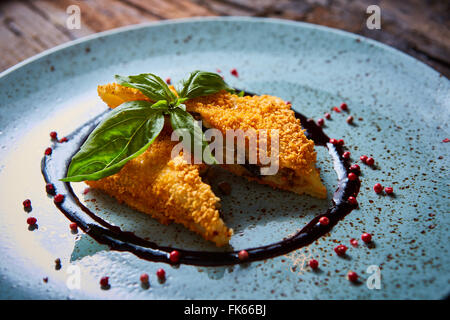 Krokiety - Polish style croquettes filled with beef Stock Photo