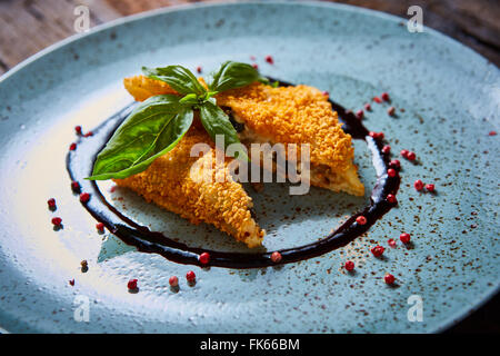 Krokiety - Polish style croquettes filled with beef Stock Photo