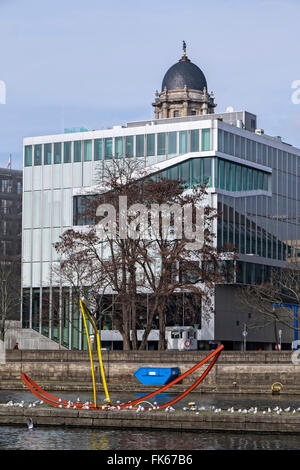 Dutch Embassy exterior, Klosterstraße 50,Mitte, Berlin, Germany. Modern building designed by Architect Rem Koolhaas Stock Photo