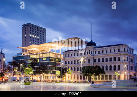 The Rio Art Musuem, Praca Maua in the new Porto Maravilha district, prepared for the 2016 Olympics, Rio de Janeiro Stock Photo