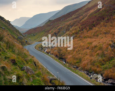 Winding mountain road, United Kingdom, Europe Stock Photo