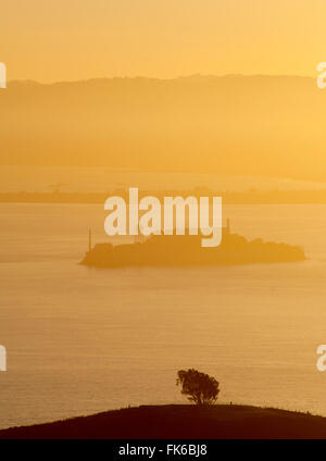 Alcatraz prison island, San Francisco, California, United States of America, North America Stock Photo
