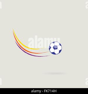 Soccer football ball background. vector illustration Stock Vector