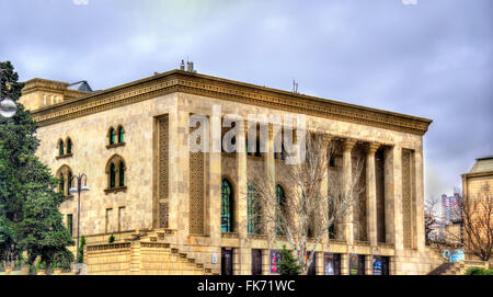 Azerbaijan State Drama Theatre in Baku Stock Photo