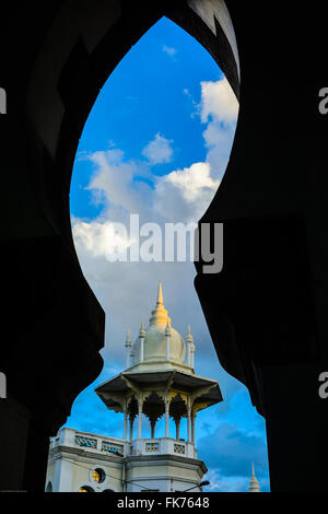 Dome and Chhatri of the Old Kuala Lumpur Railway Station Stock Photo