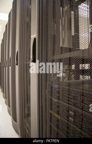 Secure Desktop Cabients Computer server cabinets Stock Photo - Alamy