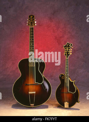 Vintage Guitars Stock Photo