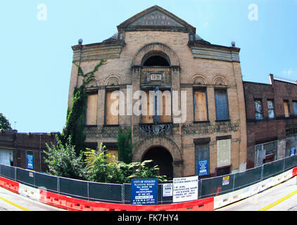 Abandoned German Social Club Yonkers New York Stock Photo