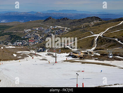 Pradollano in Sierra Nevada, Spain Stock Photo