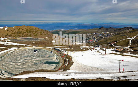 Pradollano in Sierra Nevada, Spain Stock Photo