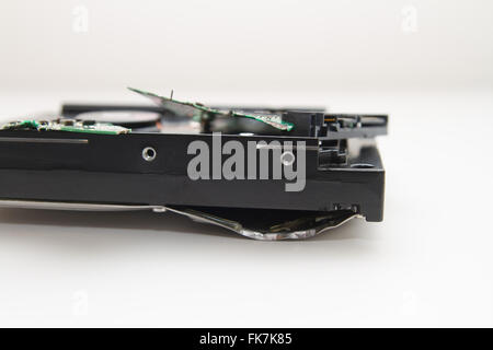 Damaged hard drive Stock Photo
